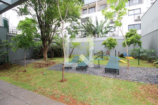 Área comum de apartamento para alugar com 1 quarto, 26m² em Indianópolis, São Paulo