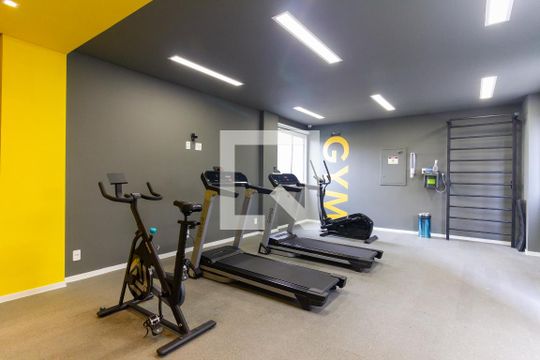 Área comum - Academia de apartamento para alugar com 1 quarto, 26m² em Água Branca, São Paulo