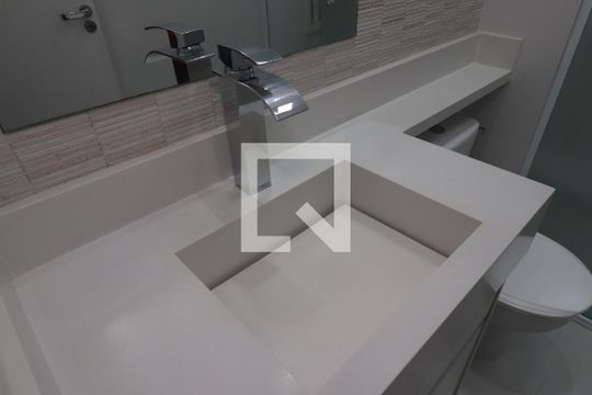 Banheiro da Suíte de apartamento para alugar com 3 quartos, 95m² em Tatuapé, São Paulo
