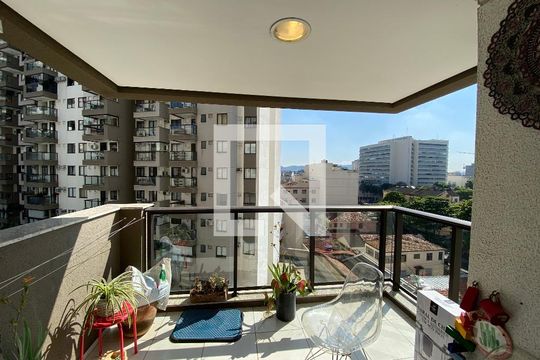 Varanda Sala de apartamento para alugar com 3 quartos, 74m² em Cachambi, Rio de Janeiro