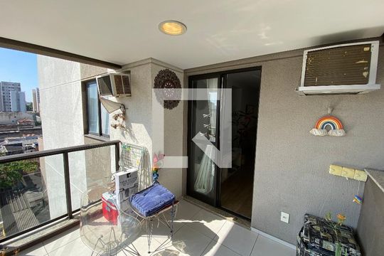 Varanda Sala de apartamento para alugar com 3 quartos, 74m² em Cachambi, Rio de Janeiro