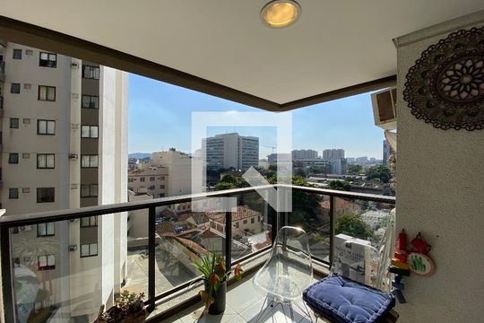 Varanda Sala de apartamento para alugar com 3 quartos, 74m² em Cachambi, Rio de Janeiro