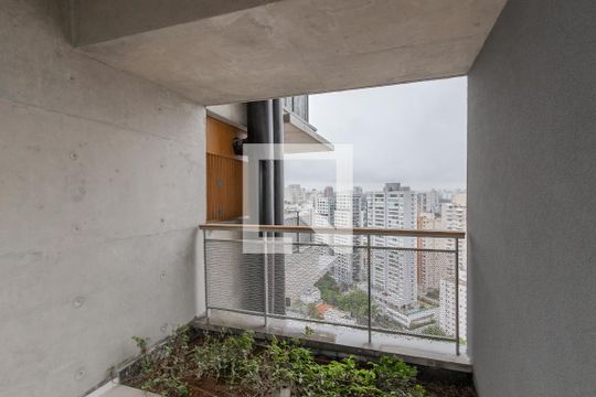 Varanda da Suíte 2 de apartamento à venda com 3 quartos, 197m² em Jardim das Acácias, São Paulo