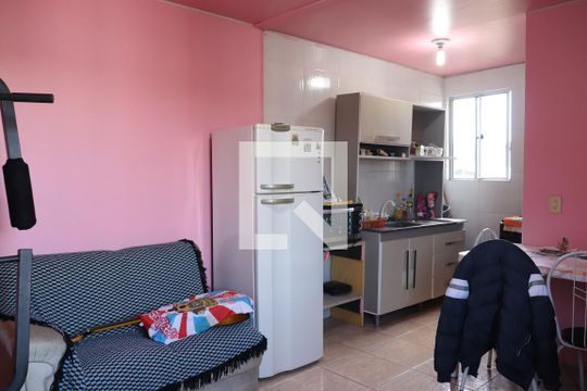 Sala de apartamento para alugar com 2 quartos, 52m² em Duque de Caxias, São Leopoldo