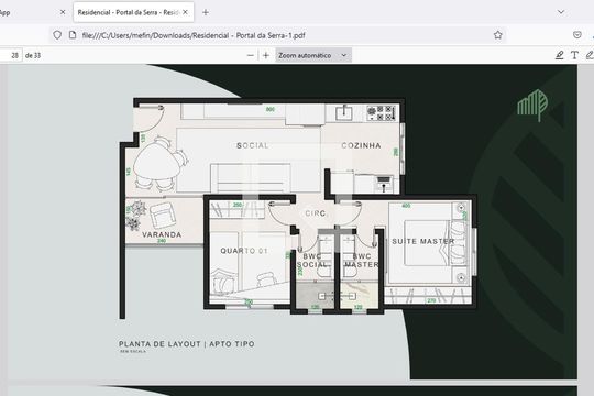 Apartamento à venda com 2 quartos, 53m² em Serra, Belo Horizonte