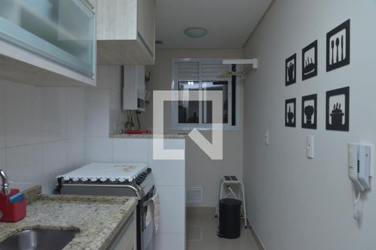 Área de Serviço de apartamento para alugar com 2 quartos, 56m² em Vila Floresta, Santo André