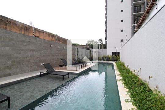 Área Comum - Piscina de kitnet/studio à venda com 1 quarto, 26m² em Vila Olímpia, São Paulo
