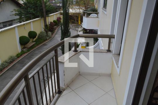 Varanda da Sala de casa de condomínio à venda com 3 quartos, 197m² em Pechincha, Rio de Janeiro
