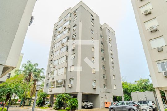 Fachada do bloco de apartamento para alugar com 2 quartos, 70m² em Cavalhada, Porto Alegre