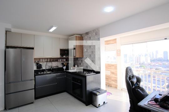Cozinha de apartamento à venda com 1 quarto, 50m² em Tatuapé, São Paulo