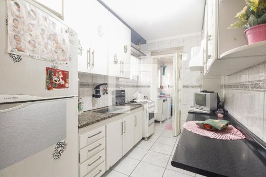 Cozinha de apartamento à venda com 3 quartos, 122m² em Vila Carrão, São Paulo