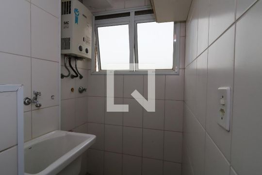 Área de Serviço de apartamento à venda com 2 quartos, 50m² em Parque Erasmo Assunção, Santo André