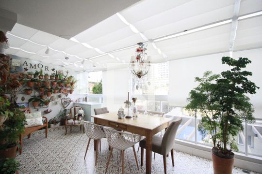 Varanda de apartamento à venda com 1 quarto, 53m² em Jardim das Acácias , São Paulo