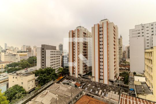 Vista do Studio de kitnet/studio para alugar com 1 quarto, 31m² em Campos Elíseos, São Paulo