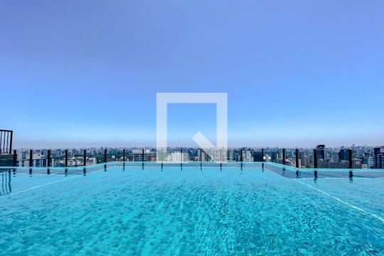 Área comum - Piscina de kitnet/studio para alugar com 1 quarto, 25m² em Vila Mariana, São Paulo