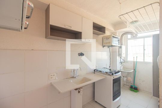 Cozinha de apartamento para alugar com 2 quartos, 30m² em Campo Grande, Rio de Janeiro