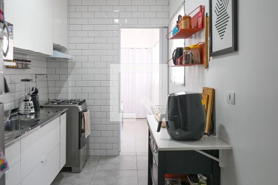 Cozinha de apartamento à venda com 3 quartos, 73m² em Sacoma, São Paulo