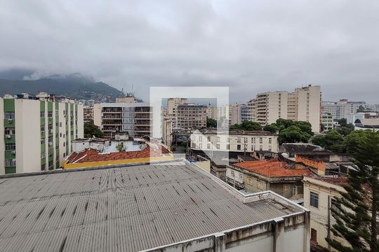 Vista da Sala de apartamento à venda com 2 quartos, 74m² em Estácio, Rio de Janeiro
