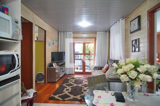 Cozinha de casa à venda com 2 quartos, 65m² em Canudos, Novo Hamburgo