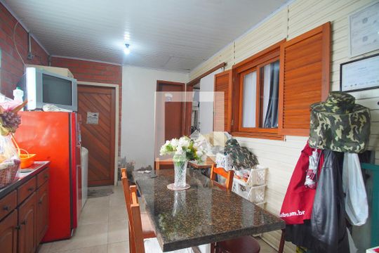 Área gourmet de casa à venda com 2 quartos, 65m² em Canudos, Novo Hamburgo