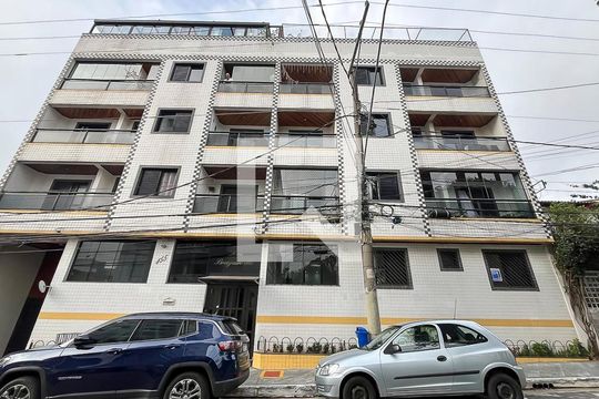 Fachada + plaquinha de apartamento para alugar com 3 quartos, 123m² em Santa Maria, São Caetano do Sul