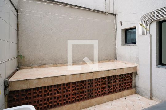 Área de serviço e varanda de apartamento para alugar com 3 quartos, 123m² em Santa Maria, São Caetano do Sul