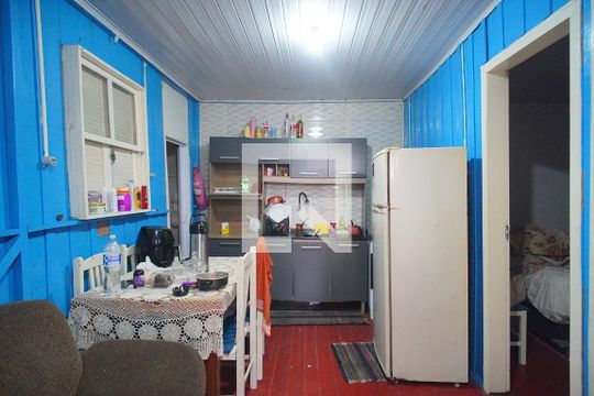 Sala/Cozinha de casa à venda com 2 quartos, 286m² em Rondônia, Novo Hamburgo