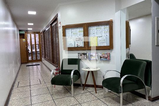 Área comum de kitnet/studio para alugar com 1 quarto, 26m² em Centro, São Leopoldo
