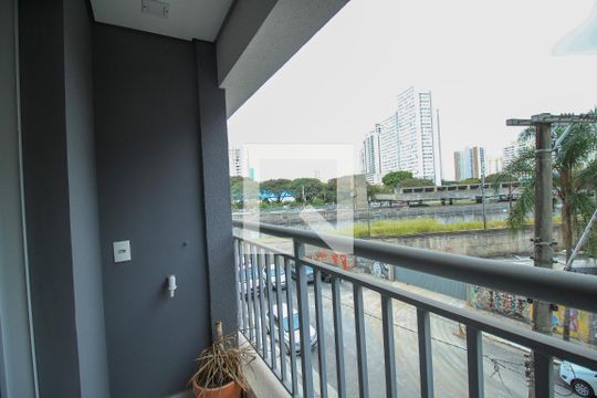 Varanda de kitnet/studio para alugar com 1 quarto, 24m² em Belenzinho, São Paulo
