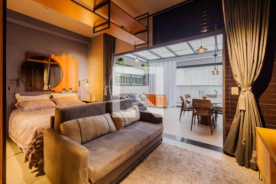 Quarto de apartamento para alugar com 1 quarto, 50m² em Pinheiros, São Paulo