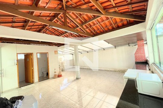 Espaço Gourmet do Condomínio de apartamento à venda com 2 quartos, 58m² em Morro do Confisco, Contagem