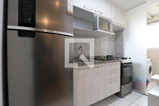 Cozinha de apartamento à venda com 2 quartos, 50m² em Barra Funda, São Paulo