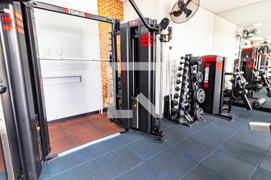 Área comum - Academia de apartamento para alugar com 1 quarto, 40m² em Brás, São Paulo