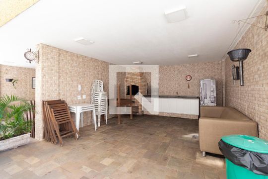 Área Comum - Churrasqueira  de apartamento para alugar com 2 quartos, 45m² em Vila Curuçá, São Paulo