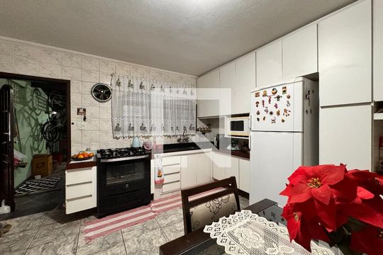 Cozinha de casa à venda com 3 quartos, 150m² em Vila Pires, Santo André