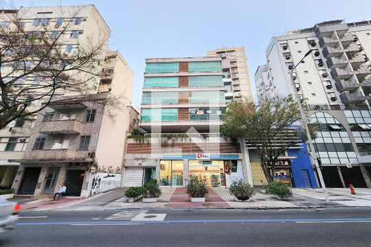 Fachada de apartamento à venda com 3 quartos, 96m² em Humaitá, Rio de Janeiro