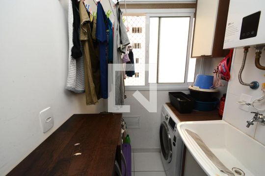 Área de Serviço de apartamento à venda com 3 quartos, 53m² em Socorro, São Paulo