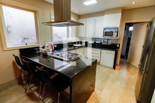 Cozinha - Armários de casa para alugar com 3 quartos, 656m² em Vila Tramontano, São Paulo