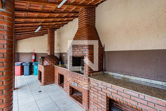 Área comum - Churrasqueira de apartamento para alugar com 2 quartos, 52m² em Vila Pirituba, São Paulo