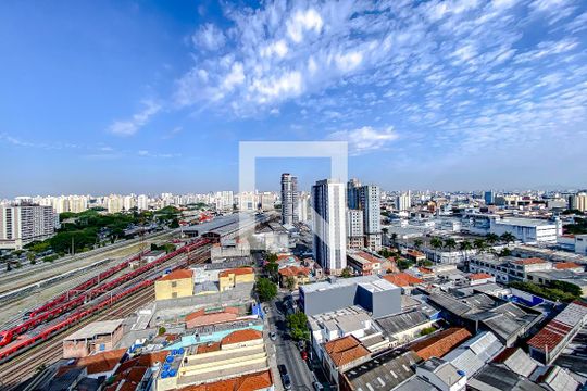 Vista da Suíte de apartamento à venda com 1 quarto, 29m² em Belenzinho, São Paulo