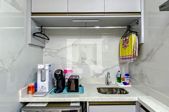 Área de Serviço de apartamento à venda com 2 quartos, 38m² em Brás, São Paulo