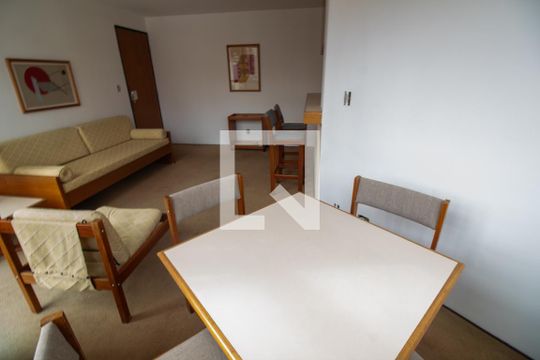 Sala de Jantar de apartamento para alugar com 1 quarto, 50m² em Campo Belo, São Paulo