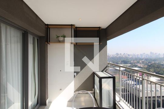Varanda de kitnet/studio à venda com 1 quarto, 35m² em Indianópolis, São Paulo