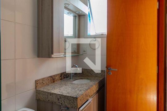 Banheiro Quarto 2 de apartamento à venda com 2 quartos, 50m² em Santa Branca, Belo Horizonte