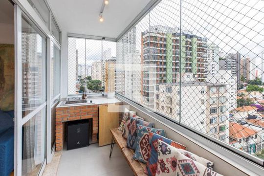 Varanda Sala de apartamento à venda com 3 quartos, 165m² em Vila Mariana, São Paulo
