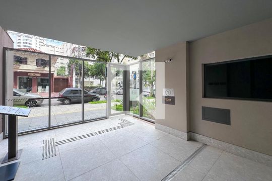 Área comum de kitnet/studio para alugar com 1 quarto, 24m² em Campo Belo, São Paulo