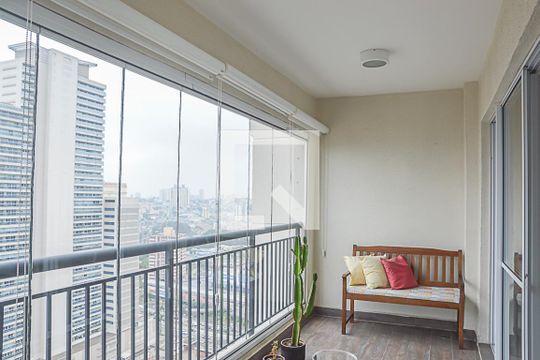 Sacada Sala de apartamento para alugar com 3 quartos, 106m² em Centro, São Bernardo do Campo