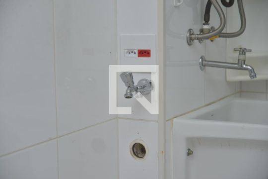 Detalhe da area de serviço de apartamento à venda com 3 quartos, 110m² em Vila Bastos, Santo André