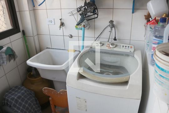 Área de Serviço de apartamento à venda com 3 quartos, 95m² em Santa Maria, São Caetano do Sul