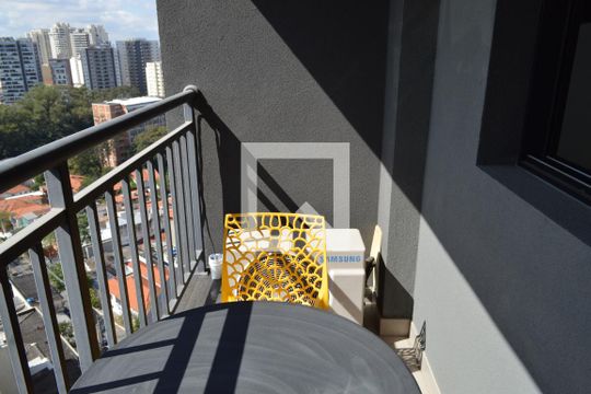 Varanda de kitnet/studio à venda com 1 quarto, 21m² em Vila Mariana, São Paulo
